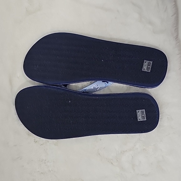 Vera Bradley Webbing Strap Flip Flops Size 9-10 Really Regatta - Picture 5 of 6